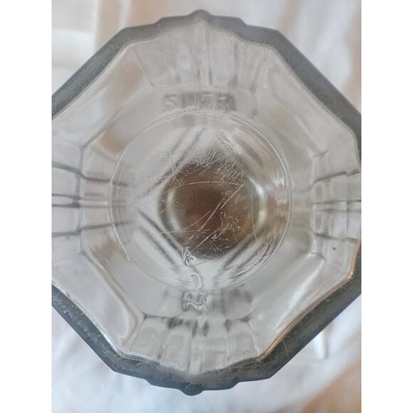 Antique Large Art Deco Country Store Glass Candy Jar with Lid - Picture 7 of 9